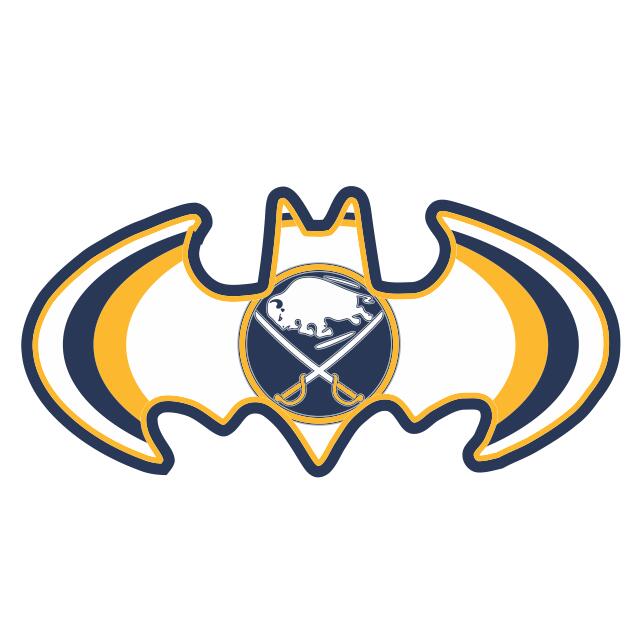 Buffalo Sabres Batman Logo iron on heat transfer